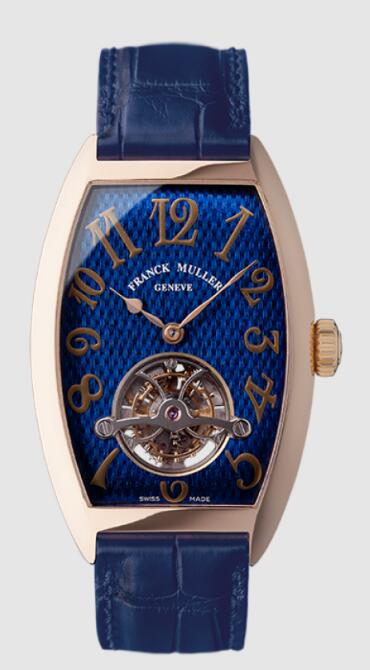 Buy Franck Muller CINTREE CURVEX TOURBILLON 30th Replica Watch for sale Cheap Price 2851TDAM 3N Blue